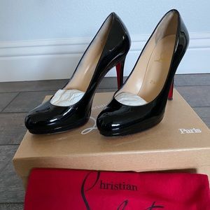 Christian louboutin new simple pump 120 black